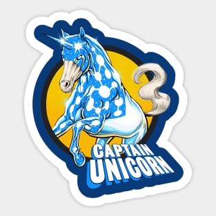 Captain Unicorn! Sticker